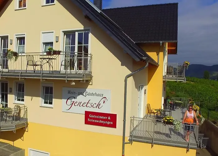 招待所 Wein- Und Gaestehaus Genetsch 利塞尔